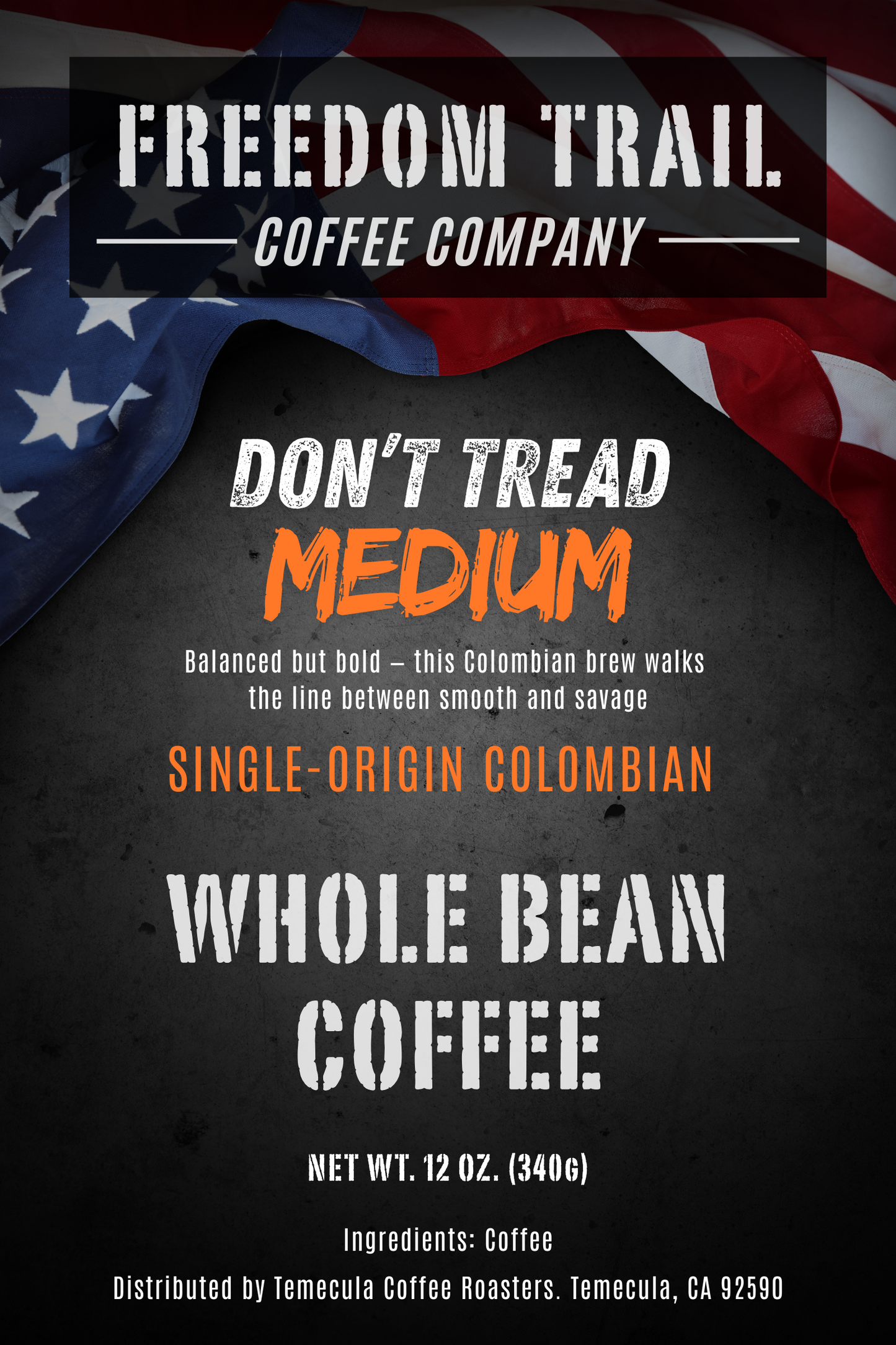 Don't Tread Medium - Colombia Medium Roast Coffee
